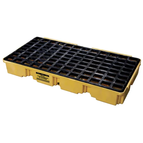 Vista 14 de Eagle Plataforma modular para derrames de un tambor, 26.25"x26"x6.5", sumidero de 15 galones, bandeja de contención de capacidad de carga de 2,000