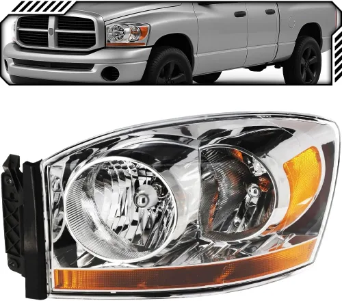 Vista 18 de EPIC LIGHTING OE Spec placas de circuito halógenas sin bombillas de repuesto para DGE 02-06 RAM 1500 2500 03-06 RAM 3500 [CH2814101 55077346AA ] par
