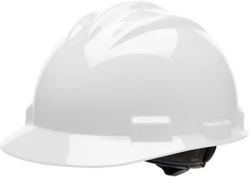 Vista 7 de Bullard 3-Rib S61 - Casco de seguridad estilo gorra con suspensión de trinquete de 4 puntos y almohadilla de algodón para cejas