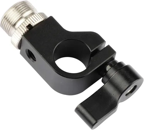 Vista 6 de CAMVATE Abrazadera de varilla de 0.591 in con conectores de tornillo de 5/8 "-27 para micrófono - 1938