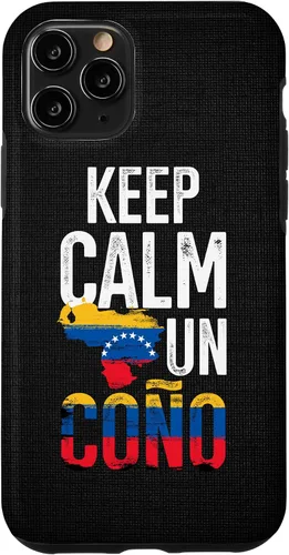 Vista 29 de Funda para iPhone 17 con diseño de bandera de Venezuela Pride Venezuela Girl Boy Flag Keep Calm Un Cono