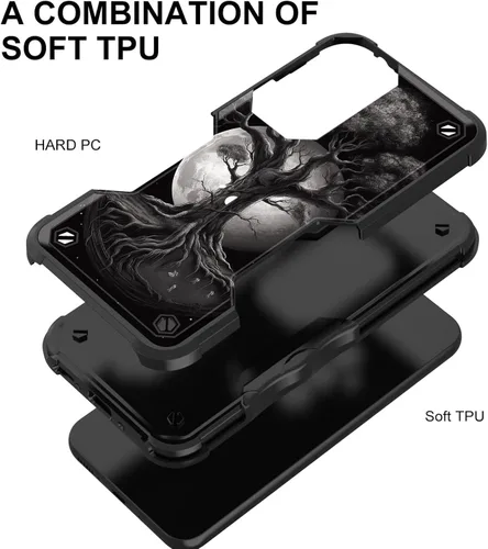 Vista 308 de Funda para Galaxy A14 5G, [Doble Capa][Protección contra Caídas de Grado Militar de 10 Pies] [Antideslizante] Funda Resistente a Prueba de Golpes