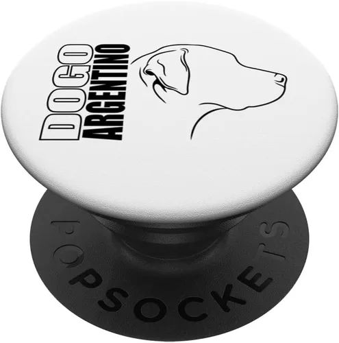 Vista 6 de Funny proud Dogo Argentino profile dog mom dog PopSockets MagSafe PopGrip for iPhone