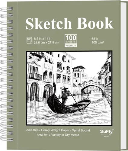 Vista 18 de Cuaderno de bocenas de papel negro SuFly 5.5 x 8.5, 60 hojas (90lb/150gsm) Papeles de artista para dibujo Papel negro para lápices