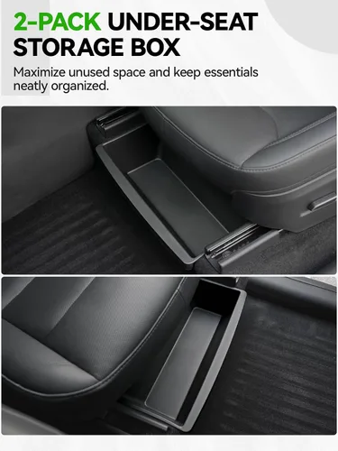 Vista 6 de Organizador de consola central para Tesla Model Y Juniper 2025