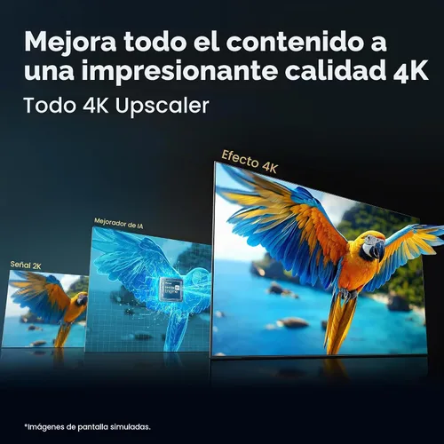Vista 6 de Hisense Smart Roku TV Class E6SR Series Hi-QLED 4K UHD de 43 pulgadas (43E6SR, modelo 2026) - Dolby Vision, modo de juego Plus, VRR, ALLM, DTS