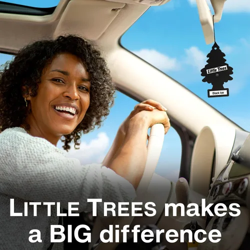 Vista 9 de LITTLE TREES Ambientador de aire para coche, árbol colgante que proporciona un aroma duradero para el automóvil y el hogar Cuero, 24 ambientadores
