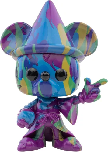Vista 3 de Funko Pop! Disney: Fantasia 80th Anniversary - Figura de vinilo de Mickey #2 de la serie Artist