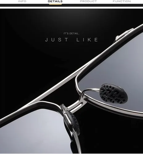 Vista 3 de Aoron Gafas de sol piloto masculinas y femeninas polarizadas UV400 gradiente multicolor espejo masculino y femenino gafas de sol piloto