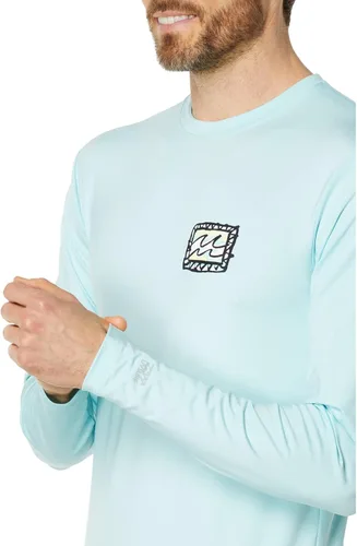Vista 3 de Billabong Camiseta de surf de manga larga con ajuste holgado de malla de arco