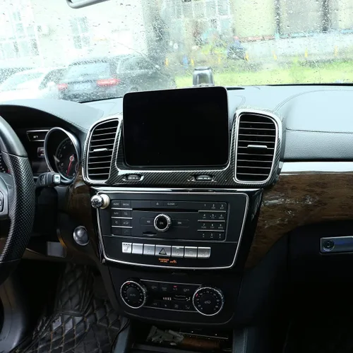 Vista 4 de YIWANG - Marco decorativo para Mercedes Benz GLS GLE (2015-2019), Fibra de carbono