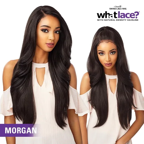Vista 5 de Sensationnel Cloud9 Swiss Lace WHATLACE? Personalizable Peluca de encaje de 13 x 6 – MORGAN (1B [Negro])