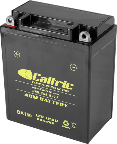 Vista 6 de Caltric Agm - Batería compatible con Kawasaki Zephyr 550 Zr550B 1990 1991 1992 / Zx550A Gpz 1984 1985 1986