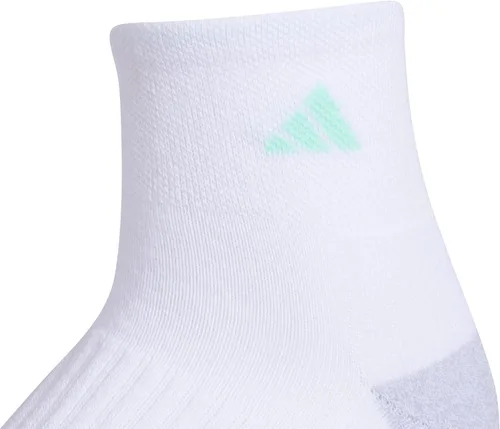 Vista 3 de adidas Calcetines de cuarto acolchados para mujer (3 pares) Ajuste sobre el tobillo con compresión del arco