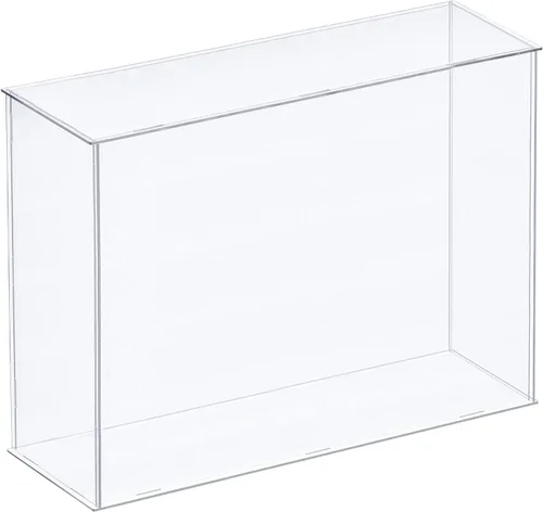 Vista 19 de MECCANIXITY Vitrina de acrílico Caja de plástico transparente montar escaparate a prueba de polvo 14x6.3x4.1 pulgadas para artículos coleccionables