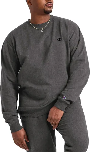 Vista 56 de Champion Sudadera de forro polar de peso medio con cuello redondo para hombre (regular o grande y alto)