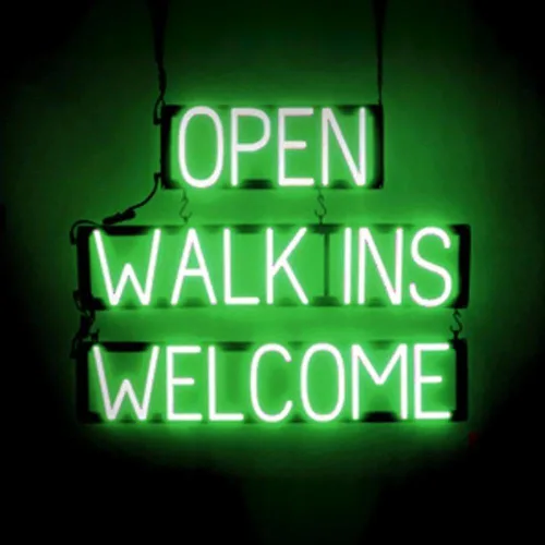 Vista 25 de SpellBrite Letrero LED Neon BARBER SHOP para negocios - Blanco, 24" x 15