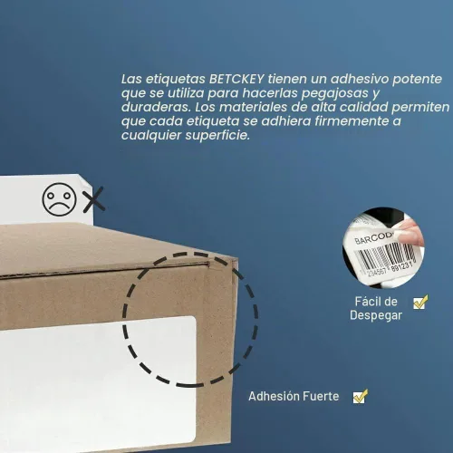 Vista 4 de BETCKEY Repuesto para etiquetas de envío Brother DK-1202