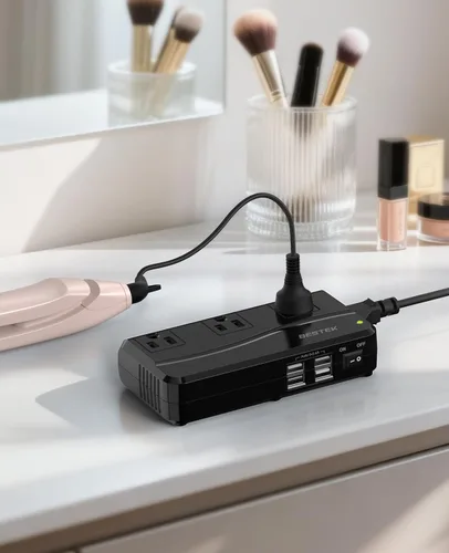 Vista 5 de Convertidor Bestek de 200 W Negro