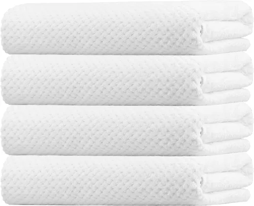 Vista 17 de HOMEXCEL Juego de Sábanas de Baño Toallas Paquete de 2 (35 x 70 Pulgadas), Toallas de Baño Ultra Suaves para Baño, Toallas Ligeras y de Secado Negro