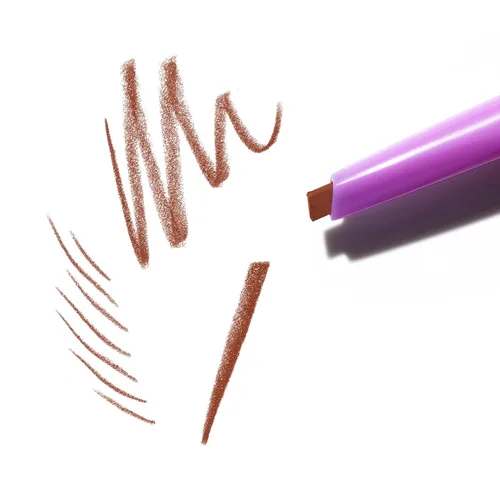 Vista 3 de Kosas Brow Pop Lápiz de cejas con Spoolie, Auburn Caoba