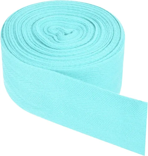Vista 132 de PATIKIL Cinta de sarga de algodón de 1 pulgada, 50 yardas, cinta de algodón, cinta de encuadernación al bies, cinta de espiga para costura, Verde