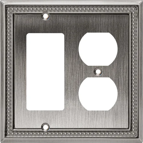 Vista 66 de Henne Bery Sunken Pearls Placa de Pared Decorativa de Servicio Pesado Placa de Interruptor Cubierta de Tomacorriente