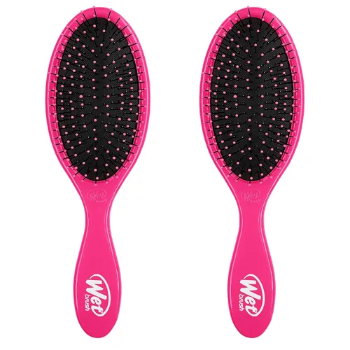 Vista 21 de Wet Brush Cepillo desenredante original, exclusivo de Amazon Aqua, cerdas IntelliFlex ultrasuaves, cepillo desenredante que se desliza a través