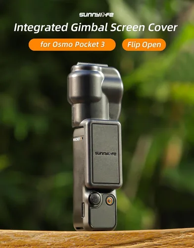 Vista 4 de Pocket 3 Funda protectora para DJI Osmo Pocket 3, Gimbal Protector de pantalla de lente Cubierta protectora para DJI Osmo Pocket 3 Accesorios, Negro