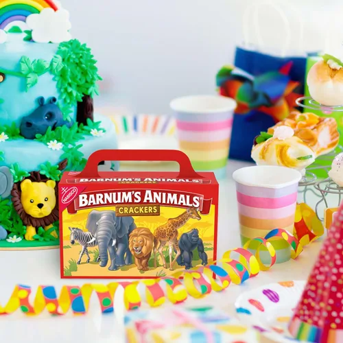 Vista 11 de BARNUM'S Galletas Originales de Animales, Aperitivos a Granel para Niños, 12 Cajas de 2.13 oz