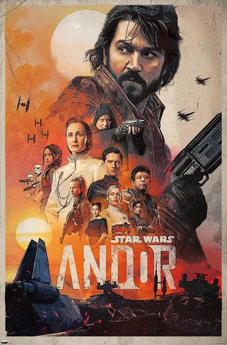Vista 12 de Trends International Star Wars: Andor - Póster de pared de una hoja, 14.725 x 22.375 pulgadas, versión enmarcada de madera de granero Versión