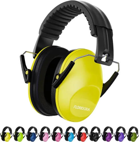 Vista 9 de Floriogra Auriculares con cancelación de ruido para niños/niños pequeños Azul