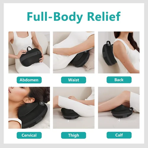 Vista 6 de Masajeador de cuello y espalda Shiatsu con masajeador profundo