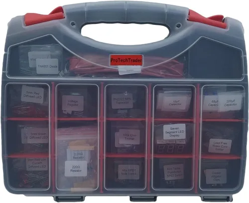 Vista 2 de Make: componentes electrónicos 2da Edición paquete de segunda edición. El kit sigue el último modelo: Electronics (2015) libro educativo de Charles