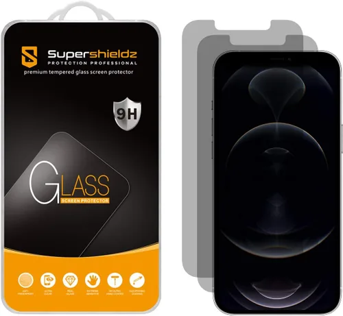 Vista 13 de Supershieldz (Juego de 2) (Privacidad) Protector de pantalla anti espía diseñado para iPhone Air (16.5 cm), de vidrio templado, antiarañazos, sin