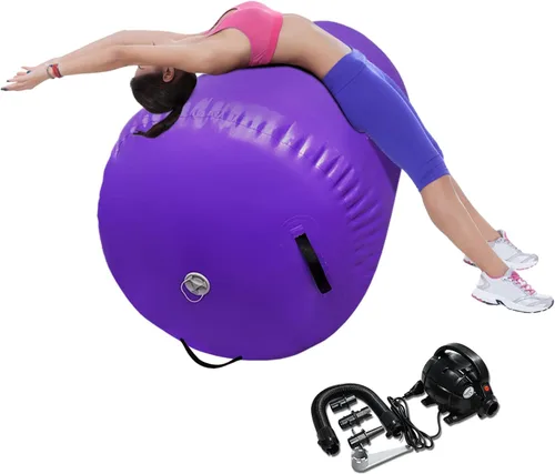 Vista 10 de 86 York - Esterilla inflable de aire para gimnasia con bomba eléctrica, equipo de gimnasia para uso doméstico, entrenamiento en el gimnasio, yoga