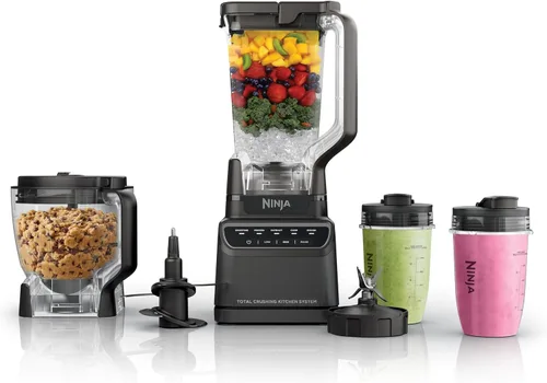 Vista 12 de Ninja UltraCrush Pro Sistema de cocina, 1500 W, licuadora de 72 onzas, plata, BP401