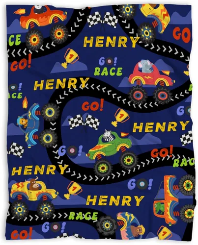 Vista 67 de Manta de bebé con texto en inglés «Just A Boy Who Loves Trucks» para niños y niñas, manta súper suave para envolver al recién nacido, acogedora