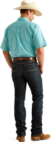 Vista 2 de ARIAT M4 Jeans elásticos relajados con corte de bota Goldfield Piedra Negra