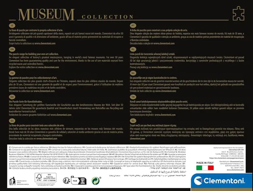 Vista 3 de Clementoni - Colección Museo-Canaletto, Regreso de Bucentaur en el Molo en el día de la Ascensión-1000 piezas para adultos, arte, pinturas