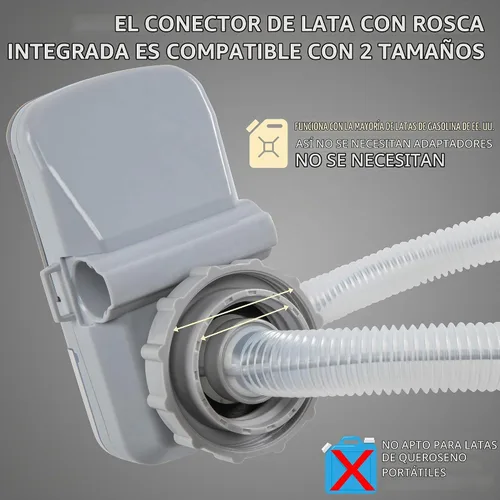 Vista 2 de Deway Bomba de transferencia de combustible WAYPUMP09, batería AA, parada
