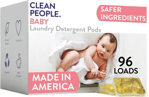 Vista 17 de The Clean People Cápsulas de detergente para ropa sin fragancia, cápsulas de lavandería hipoalergénicas, ultra concentradas, embalaje reciclable