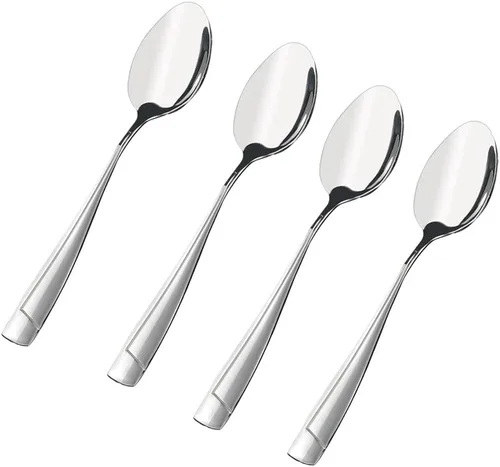Vista 5 de Cand 16 cucharas de postre de acero inoxidable, 6.69 pulgadas