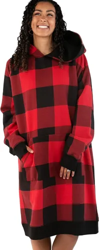 Vista 127 de Lazy One Sudadera con capucha de gran tamaño, ropa de dormir cómoda, vestido de suéter para mujer