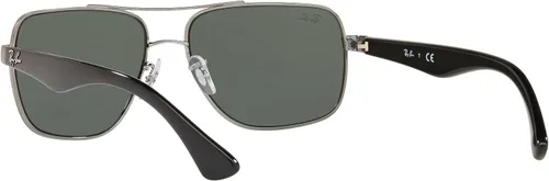 Vista 6 de Ray-Ban RB3483 - Gafas de sol cuadradas de metal para hombre