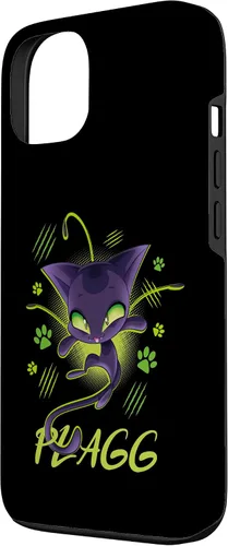 Vista 2 de iPhone 13 Miraculous Ladybug Kwamis Collection con funda Plagg