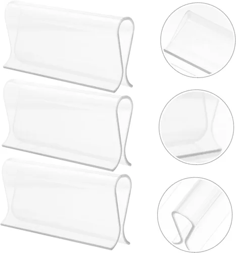 Vista 6 de COHEALI 6 piezas de accesorios para persianas enrollables, agarre horizontal, cenefa para ventana, agarre de mano, artículos para el hogar