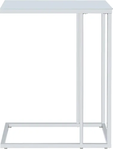 Vista 10 de Coaster Stella 900250 - Mesa auxiliar rectangular para sala de estar, cromada, 10 pulgadas
