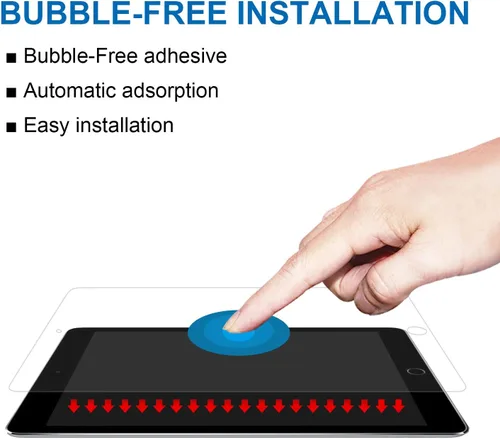 Vista 5 de Protector de pantalla completa de vidrio templado antiluz azul [2 unidades] para iPad Mini 4/Mini 5 de 7.9 pulgadas