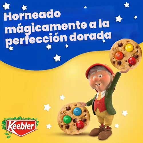 Vista 4 de Keebler Chips - Galletas con chispas de chocolate de lujo con M & M
